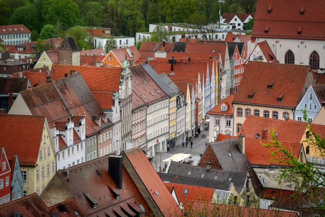 Luftbild von Landsberg am Lech, Standort der Experten von Planer & Kollegen